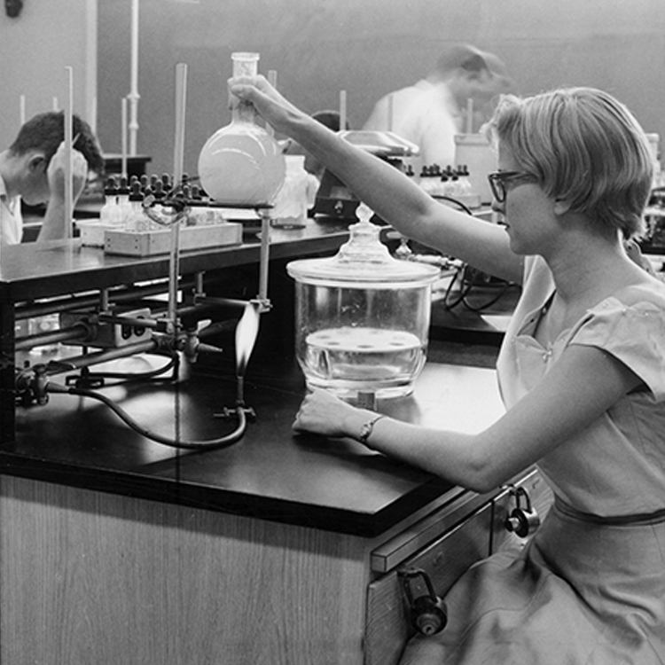 Historical Image of Chemistry Lab