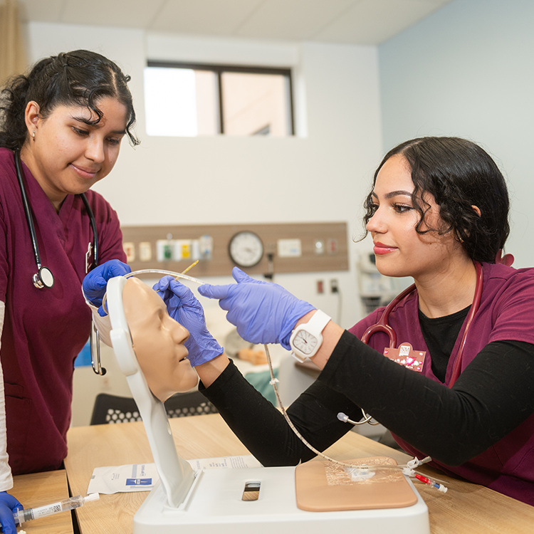 Taylor Tomashot, a level four nursing student and a senior at NMSU.