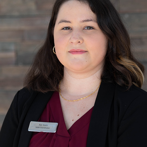 Kat Voelz, Sales Coordinator at the Marriott on University a former NMSU HRTM Student.