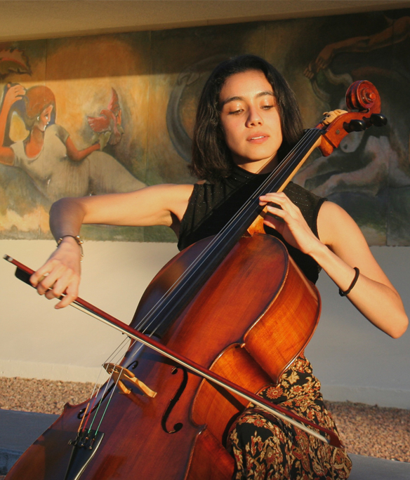 Emma Álvarez de La Rosa, cellist