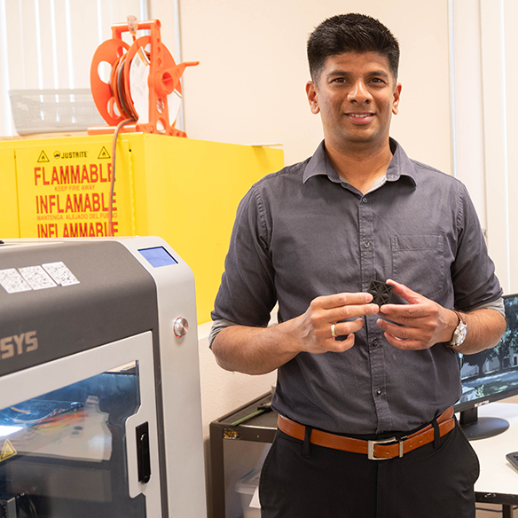 Dr. Chaitanya Mahajan from the College of Engineering.