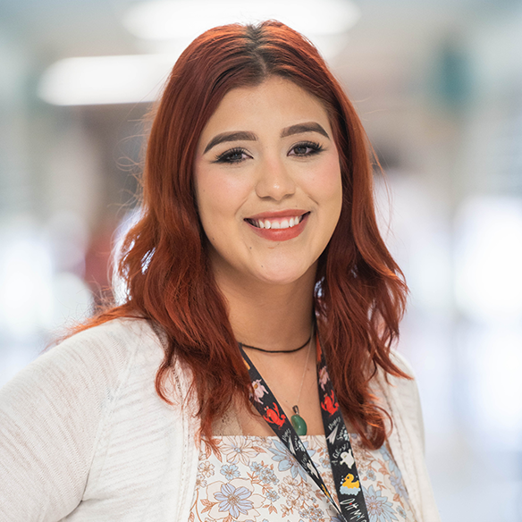 Maria Lara Moreno a student teacher and recent gradate from the New Mexico State University College of Health Education and Social Transformation